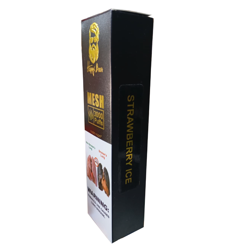 Strawberry Ice Happy Bar 3000 Puffs